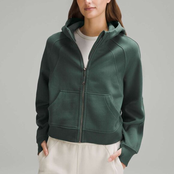 NWT Lululemon Scuba Oversized Full-Zip Hoodie, XS/S, Dark Forest - Picture 1 of 9